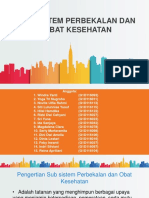 Subsistem Sediaan Farmasi, Alat Kesehatan Dan Makanan