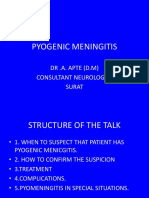 Pyogenic Meningitis