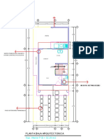 Planta Baja Arquitectonica: Sup. de Volados 17.09 m2 Sup. Interior P.B. 32.29 m2