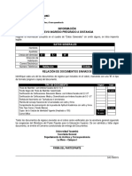 Planilla Documentos Pregrado NuevoIngreso EaD