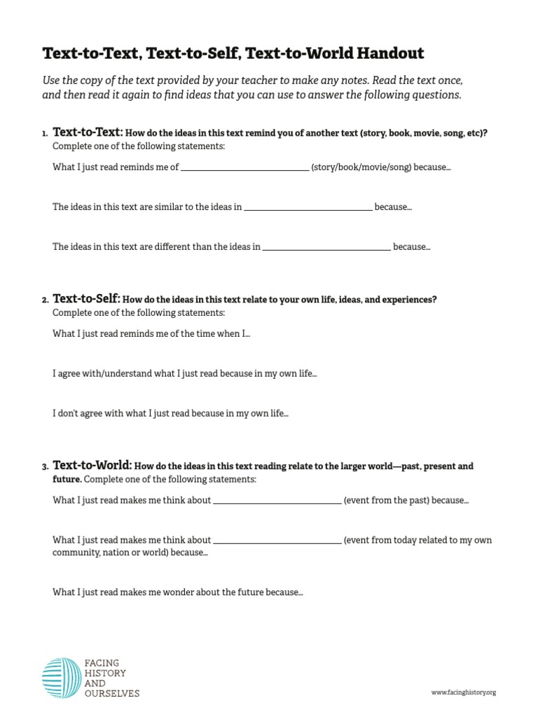 TexttoText Handout V | PDF | Philosophy