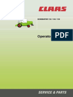 Operators Manual CLAAS Dominator 150 PDF