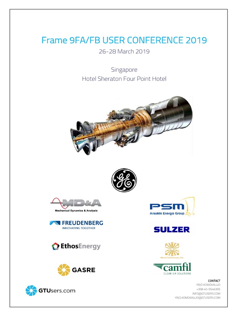 Frame 9FA/FB User Conference 2019 | PDF | Rotating Machines | Machines