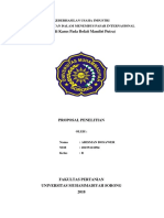 Analisis Usaha Rotan Arisman