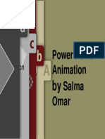 PowerPoint animation project by Salma Omar