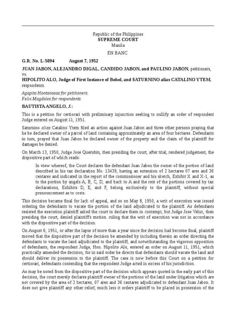 Property Case 3 | PDF | Judgment (Law) | Lease