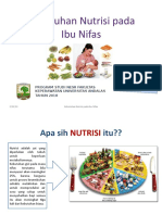 Nutrisi Pada Ibu Nifas