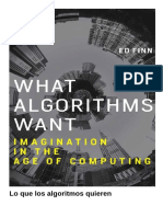 Que Quieren Los Algoritmos-Imaginación en La Era de La Computación-ED FINN (2017) PDF
