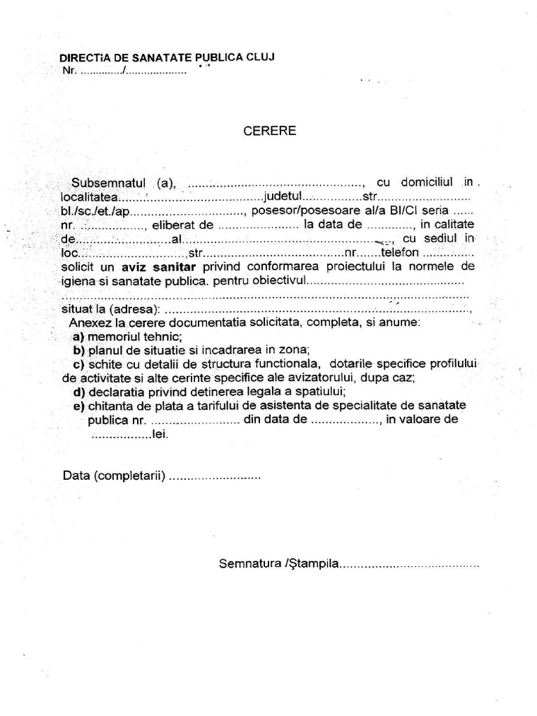 Xcerere Aviz Sanitar Pdf