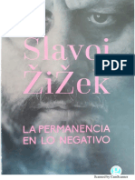 Zizek-la Permanencia de Lo Negativo