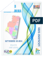 Atlas de Salud Pública. Localidad Suba 2014