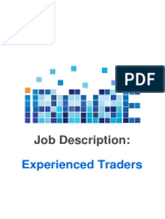 IRage Job Advertisement - Experienced Traders 20190221
