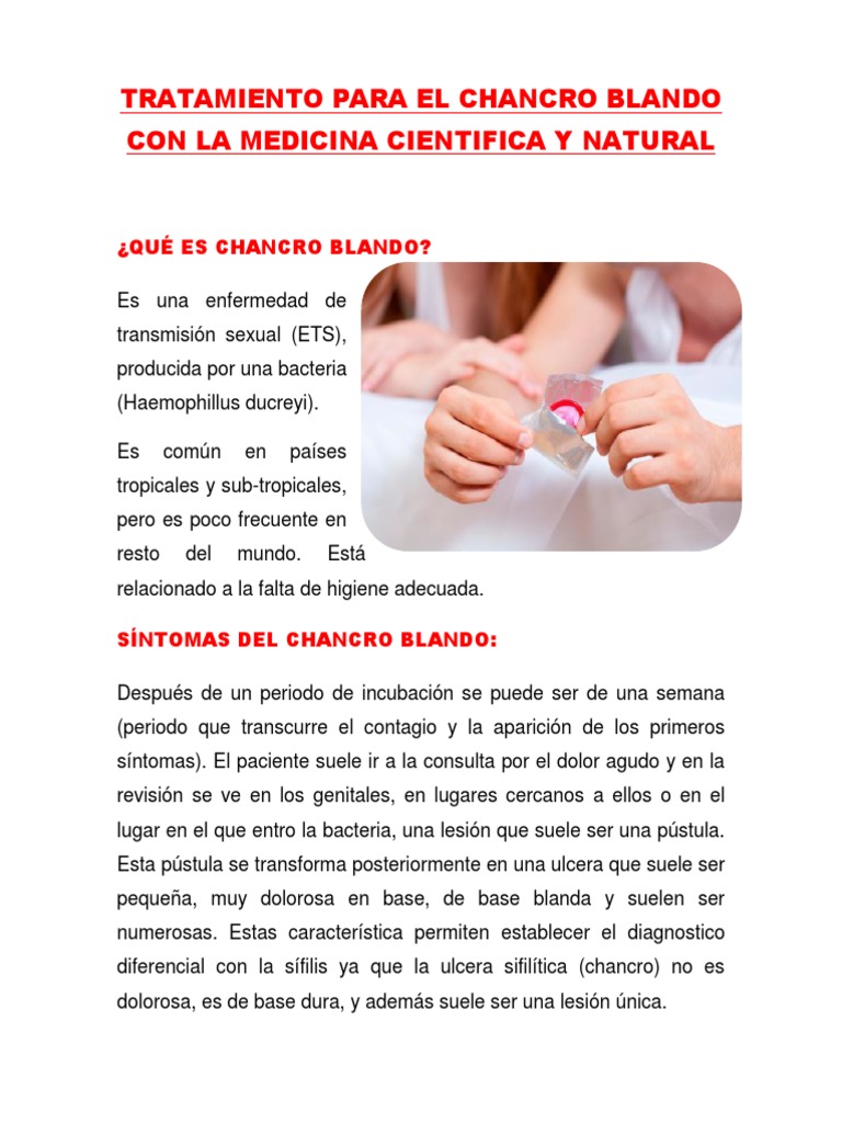 Chancro Blando | PDF | Especialidades Medicas | Enfermedades y trastornos