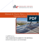 Pre Dimensionamiento de Sistema Fotovoltaico Autonomo
