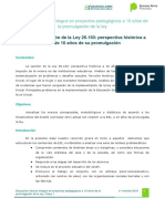 Clase 1 - La Sanción de La Ley 26.150 - Perspectiva Histórica A Más de 10 Años de Su Promulgación