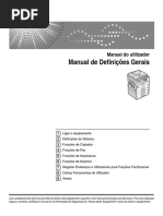 Manual Ricoh Definições Gerais