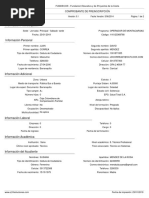Comprobante Pre Inscripcion