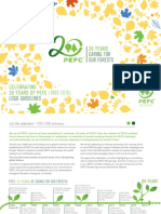 PEFC 20 Years Logo Guidelines For Companies