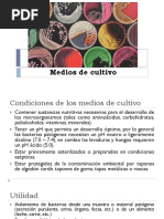 Medios de Cultivo
