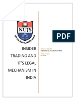 Harsh Pandey - Insider Trading and Its Legal Mechanism in India