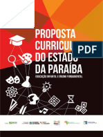 Proposta Curricular Do Estado Da Paraíba - Educação Infantil e Ensino Fundamental