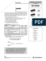 MC14093B Schmitt Trigger Technical Data Sheet