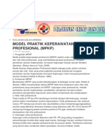 Model Praktik Keperawatan Profesional (MPKP) : Pkrs Kadarzi Dan Gizi Seimbang