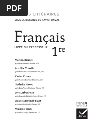 Francais Livre Du Professeurpdf œdipe Comédie - 