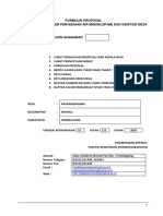 Format Proposal Desa SANITASI