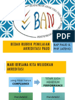 Bedah Rubrik Akreditasi Paud - Bap Paud PNF Jateng 2018