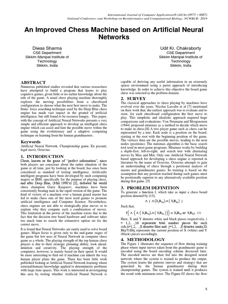 An Improved Chess Machine On An | PDF | Artificial Intelligence ...