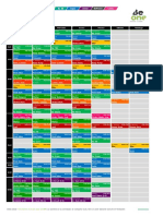 Actividades Dirigidas Horario 2018