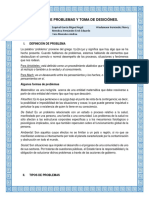 Análisis de Problemas Y Toma de Desiciónes.: I. Definición de Problema