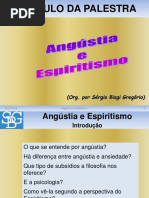 Angustia e Espiritismo