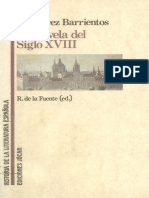 La Novela Del Siglo Xviii 0 BVC J Alvarez Barrientos PDF