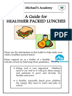 Healthy Packed Lunch Brochure