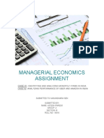Managerial Economics Assignment: CASE 01