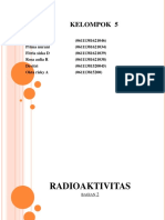 1. (a) Sekitar 8,7 tahun (b) Sekitar 13,5 tahun2. Ya, inti atom akhir stabil karena tidak ada partikel alfa atau beta lagi yang dipancarkan.3. 0,00000000000006 gram