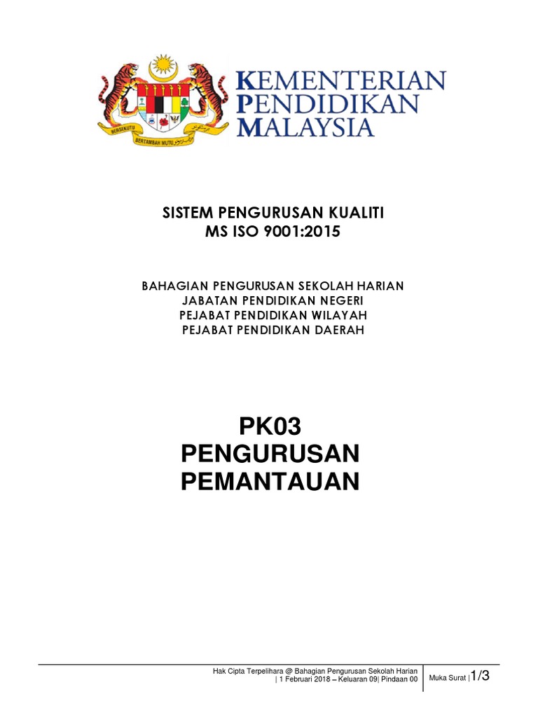 PK03 Pengurusan Pemantauan  PDF