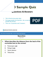 CPO Sample Quiz - Questions and Answers PDF