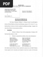 Petition to Intervene of the County of Delaware