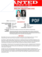 Maria-Belen-Francesconi Kidnapper Wanted Alive by FBI