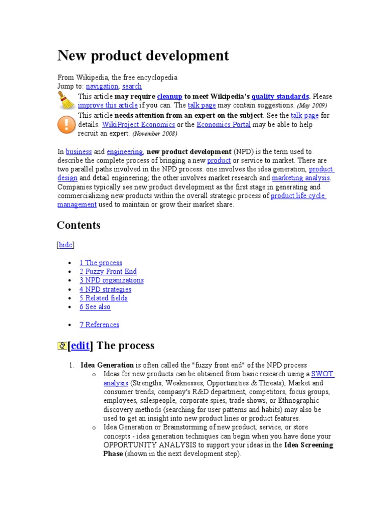 New Product Development Guide | PDF