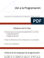 Clase # 2 Lenguajes de Programacion