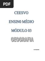 Geografia - CEESVO - Apostila - Módulo 03