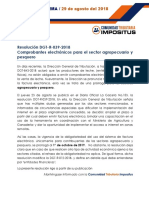 Impositus informa - factura electrónica (sector agro y pesca)