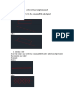 Autocad Learning Command