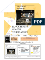 Black History MoNth CelebratioN Aa - AA