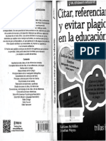 Citar-Referenciar y Eviatar Plagio en La Educación PDF