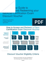 Step-By-Step Guide To Accessing and Redeeming NetAcad Certification Exam Discount